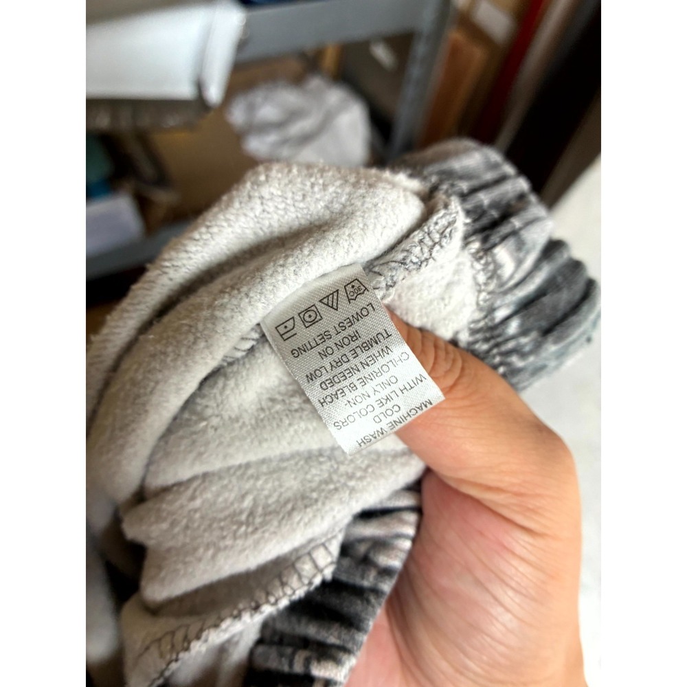 PacSun Sweatpants Mens Small Gray Woodland Camouflage Straight Leg Drawstring - Picture 14 of 15
